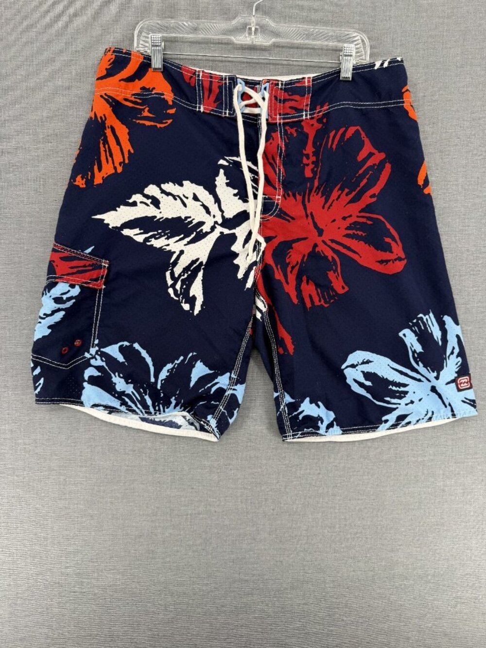 Billabong Board Shorts Mens 38 10" Florl Beach Swim Trunks Drawstring